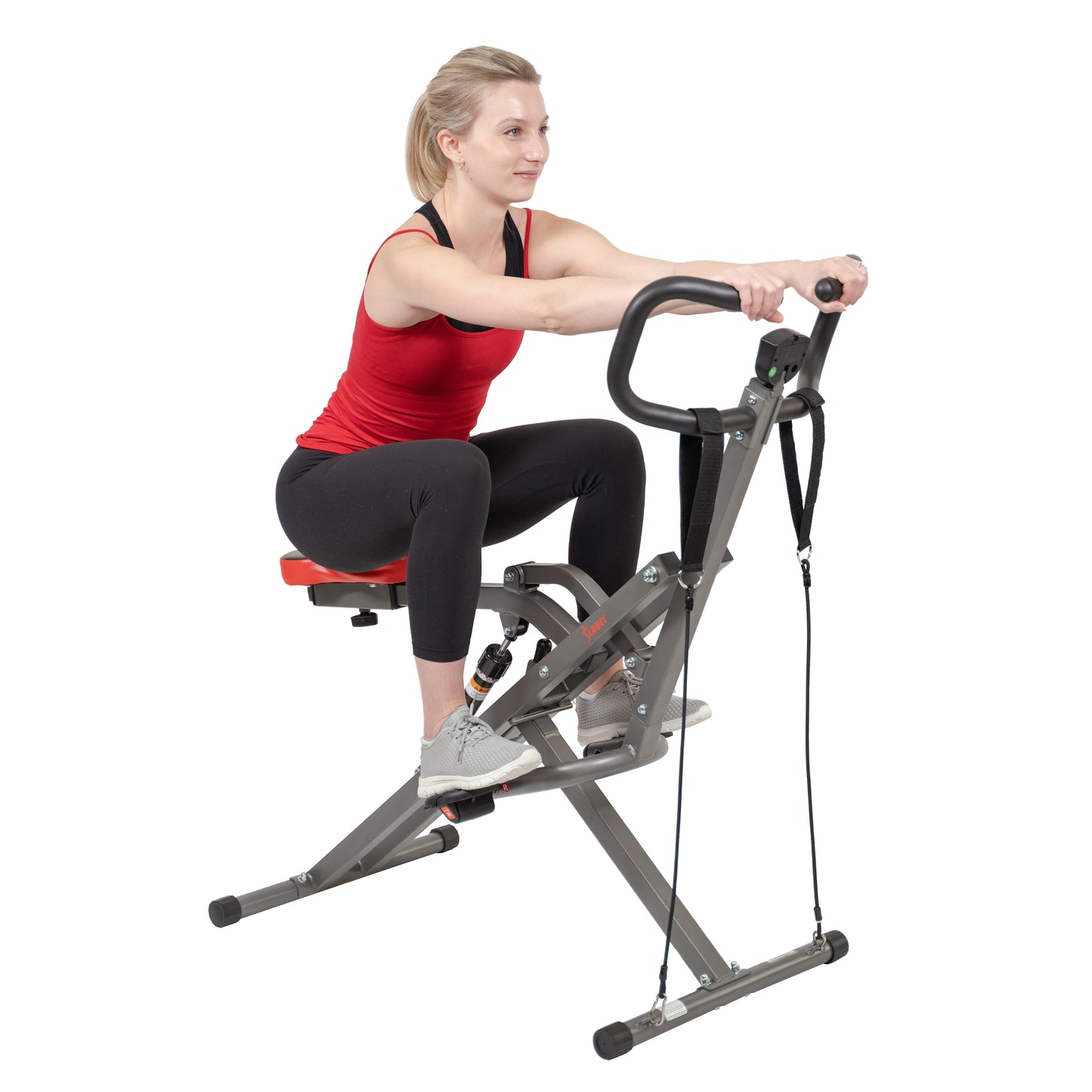 Sunny Health & Fitness Row-N-Ride® PRO Squat Assist Trainer