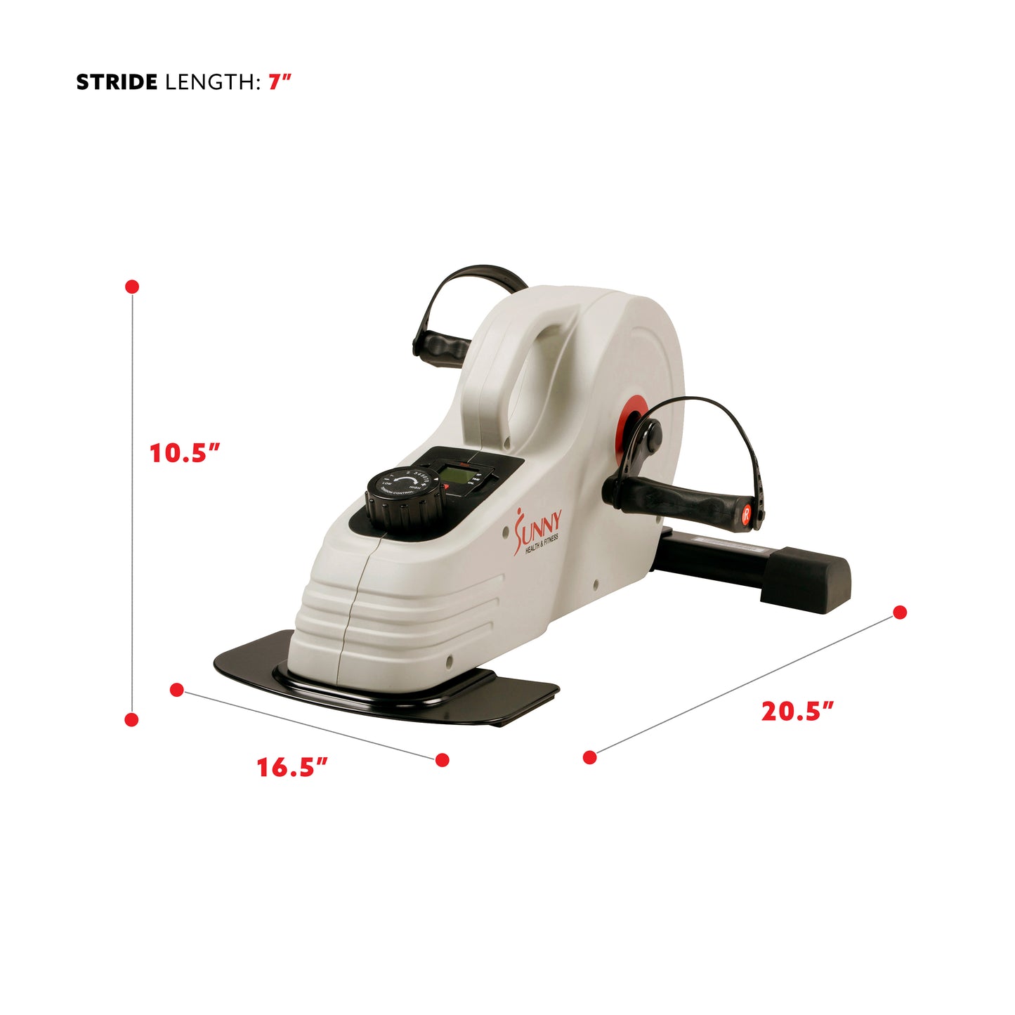 Sunny Health & Fitness Under Desk Magnetic Cycle