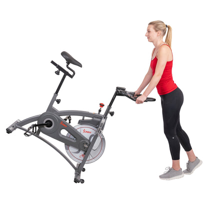 Sunny Health & Fitness Magnetic Belt Drive Indoor Cycling Bike