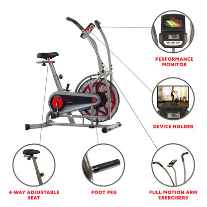 Sunny Health & Fitness Motion Air Bike