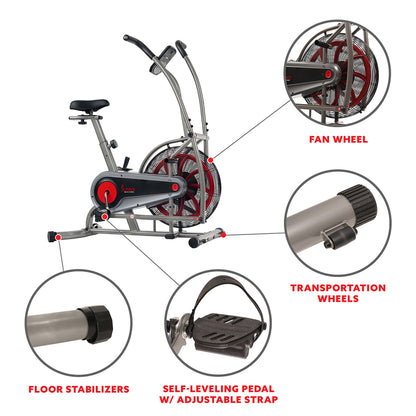 Sunny Health & Fitness Motion Air Bike