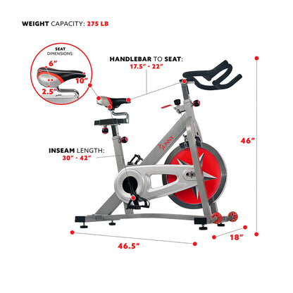 Sunny Health & Fitness Pro Indoor Cycling Bike