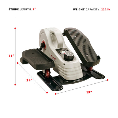 Sunny Health & Fitness Magnetic Under Desk Elliptical