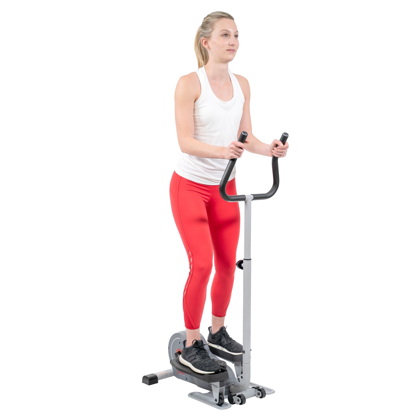 Sunny Health & Fitness Magnetic Standing Elliptical with Handlebars