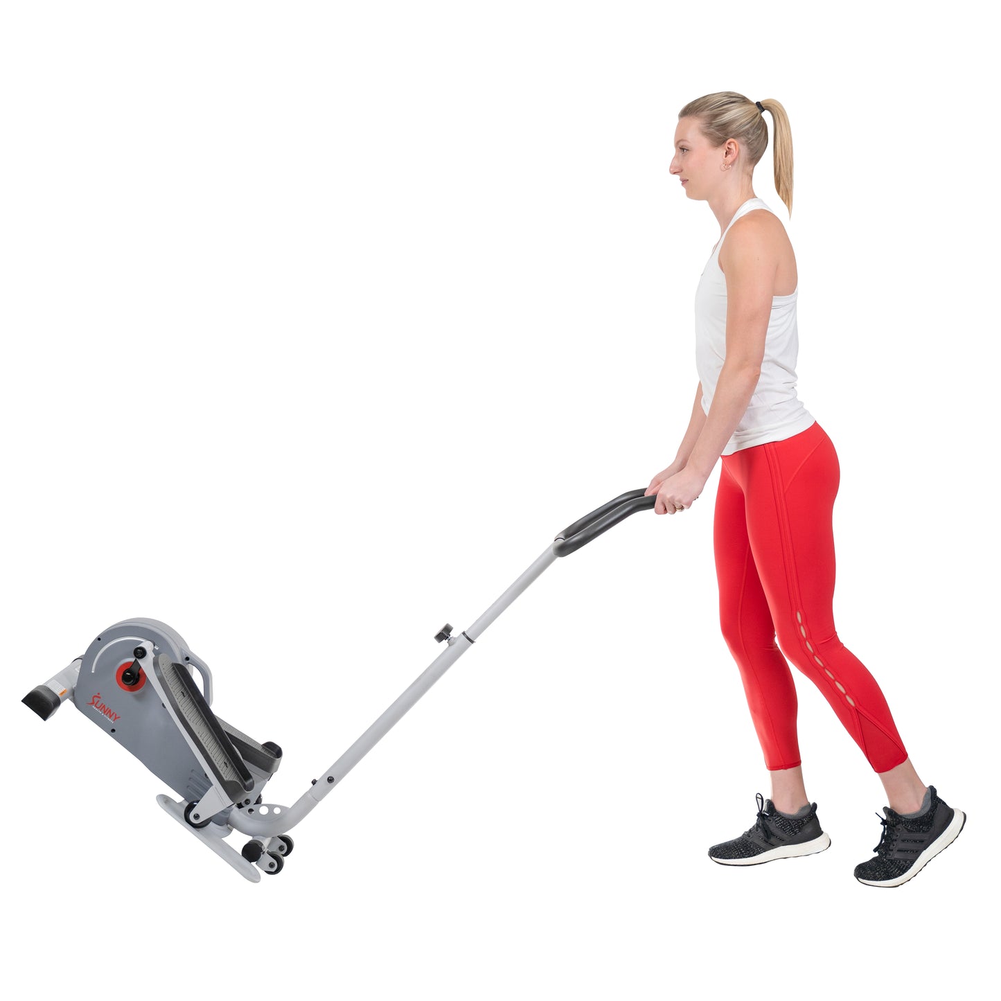 Sunny Health & Fitness Magnetic Standing Elliptical with Handlebars