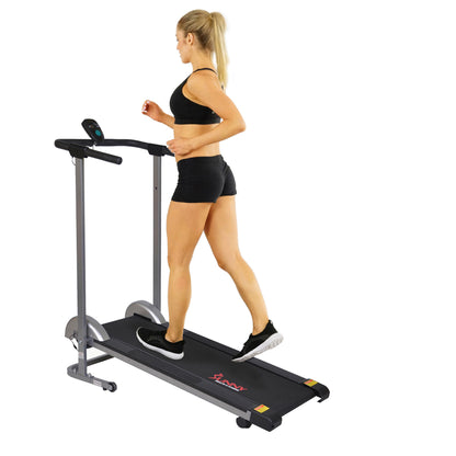 Sunny Health & Fitness Manual Walking Treadmill