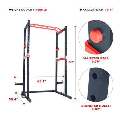 Sunny Health & Fitness Power Zone Strength Rack