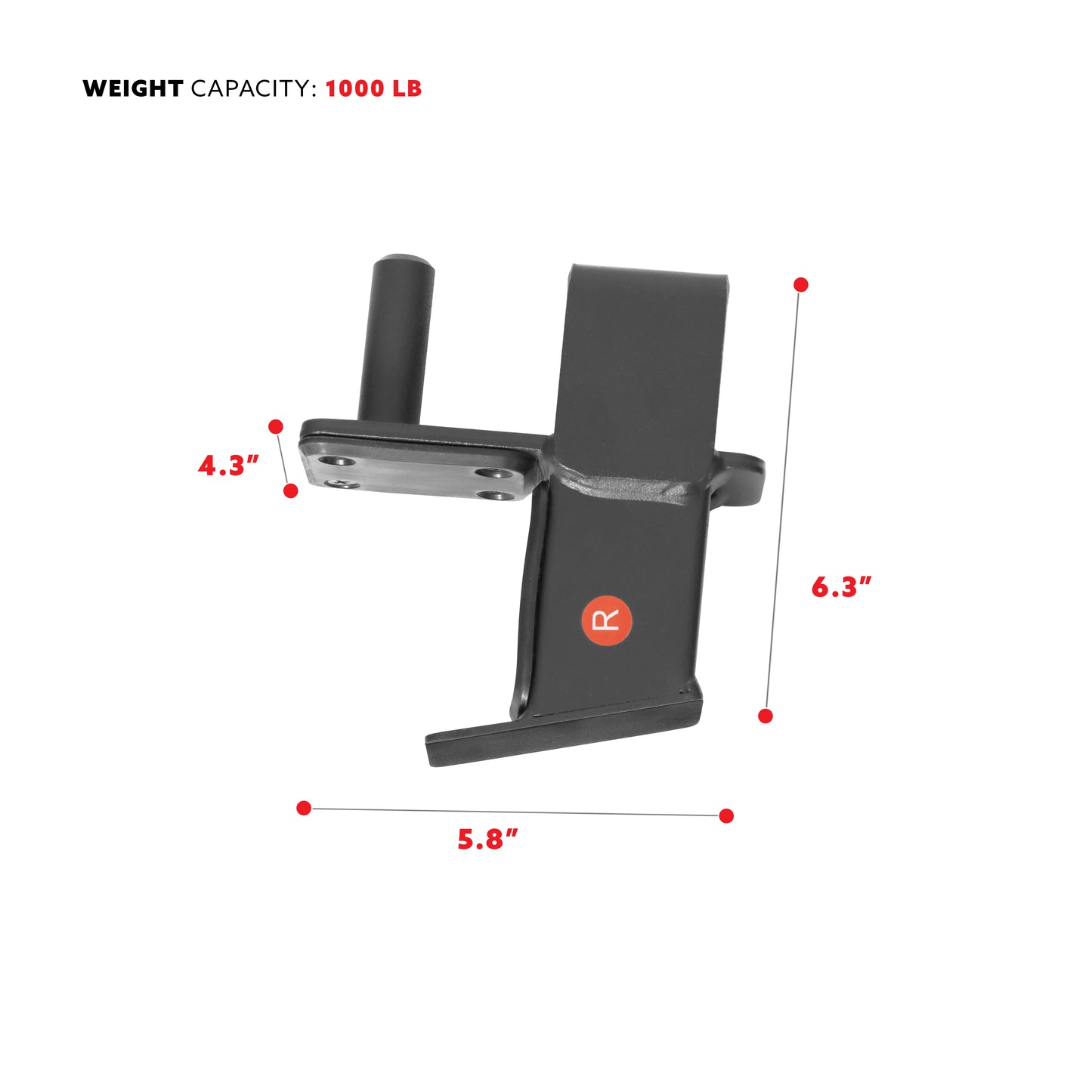 Sunny Health & Fitness J-Hook Attachment for Power Racks and Cages