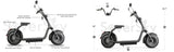 SoverSky SL01 2000W Off-Road Fat Tire Electric Scooter