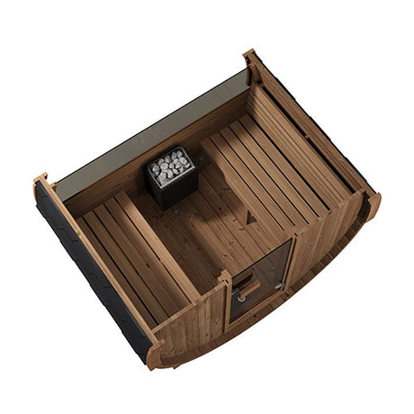 SaunaLife Model E6W Barrel Sauna