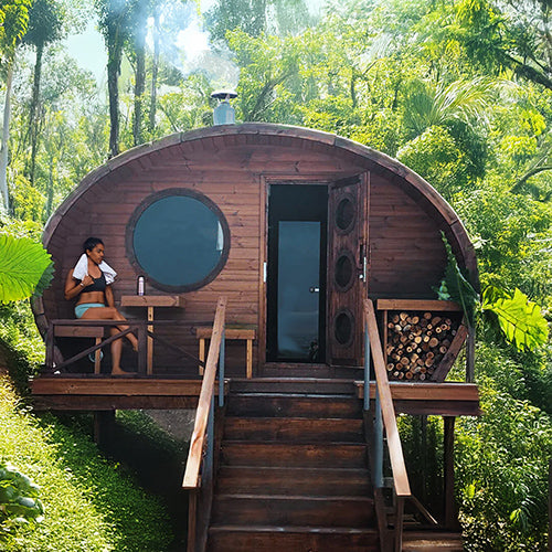 SaunaLife Model G11 Outdoor Sauna