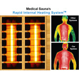 Medical Saunas Nature 9 Plus Hybrid Outdoor Sauna (Six Person)