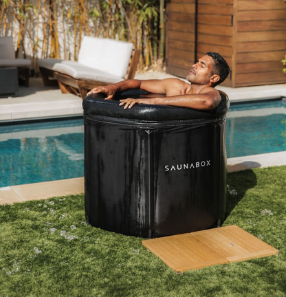 SAUNABOX® Ultimate Recovery Bundle Pro – Infrared Sauna + Cold Plunge Kit