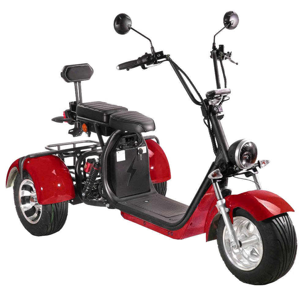SoverSky T7.1/T7.2 Electric Fat Tire Trike – 2 kW Motor, Up to 25 mph, 70-Mile Range
