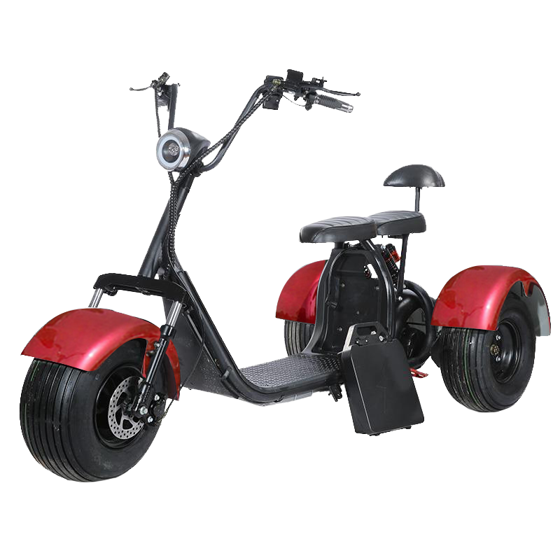SoverSky T7.0 Electric Fat Tire Trike Scooter – 2000 W, 60 V 20 Ah (Up to 35 mi Range)
