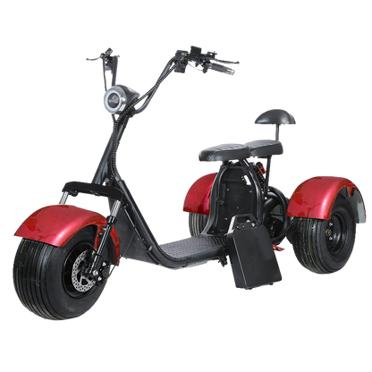 SoverSky T7.0 Electric Fat Tire Trike Scooter – 2000 W, 60 V 20 Ah (Up to 35 mi Range)