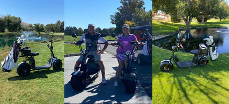 SoverSky X7 Fat Tire Two‑Wheel Golf Scooter | Power, Style & Performance
