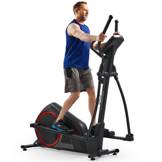 Sunny Health & Fitness Smart 15-Level Magnetic Resistance Elliptical with Long Stride