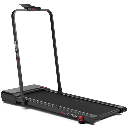 Sunny Health & Fitness Pacer Smart Compact Auto Incline Treadpad Treadmill