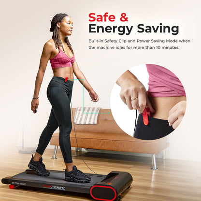 Sunny Health & Fitness Smart Slim Under Desk Walking Treadpad