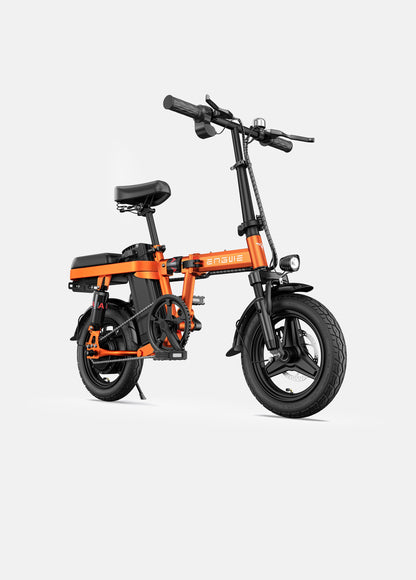 Engwe T14 Mini Folding E-Bike – 350W Motor, 33km/h Speed, Compact Urban Commuter
