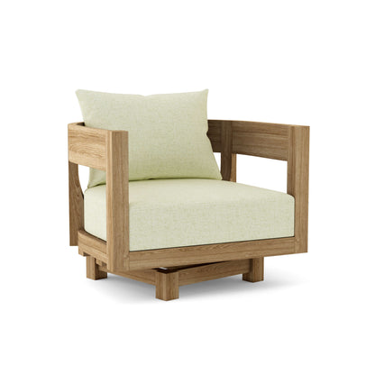 Anderson Coronado Deep Seating Swivel Armchair – Solid Teak with 360° Rotation (DS-308)