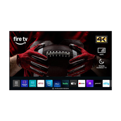 The Outdoor TV by MirageVision – 55" 4K w/ Fire TV Apps