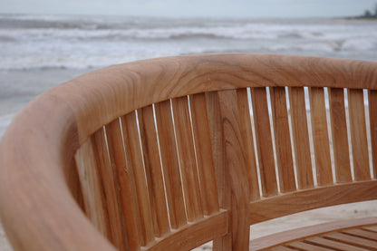 Anderson Teak Curve 3-Seater Extra Thick Bench [BH-005CT]