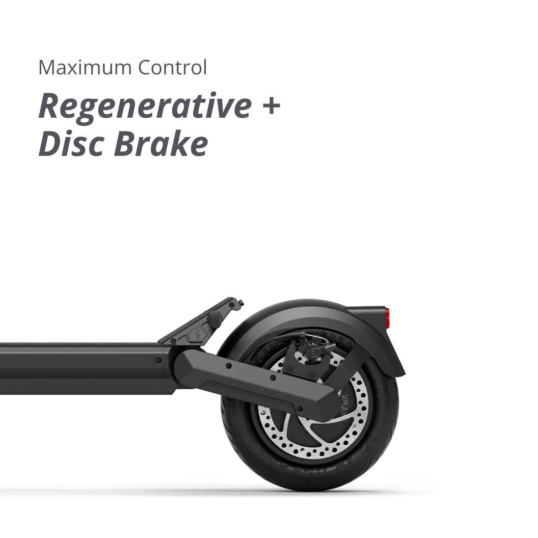 VMAX VX2 Hub Electric Scooter – 34 MPH Long-Range Performance Scooter with Full Suspension