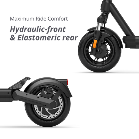 VMAX VX2 Hub Electric Scooter – 34 MPH Long-Range Performance Scooter with Full Suspension