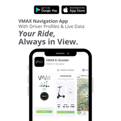VMAX VX2 Hub Electric Scooter – 34 MPH Long-Range Performance Scooter with Full Suspension