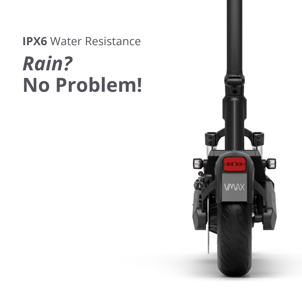 VMAX VX2 Hub Electric Scooter – 34 MPH Long-Range Performance Scooter with Full Suspension