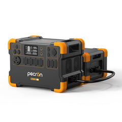 PECRON E2000LFP Expandable Portable Power Station – 2000W, 1920Wh LiFePO4, 1300W Solar Charging