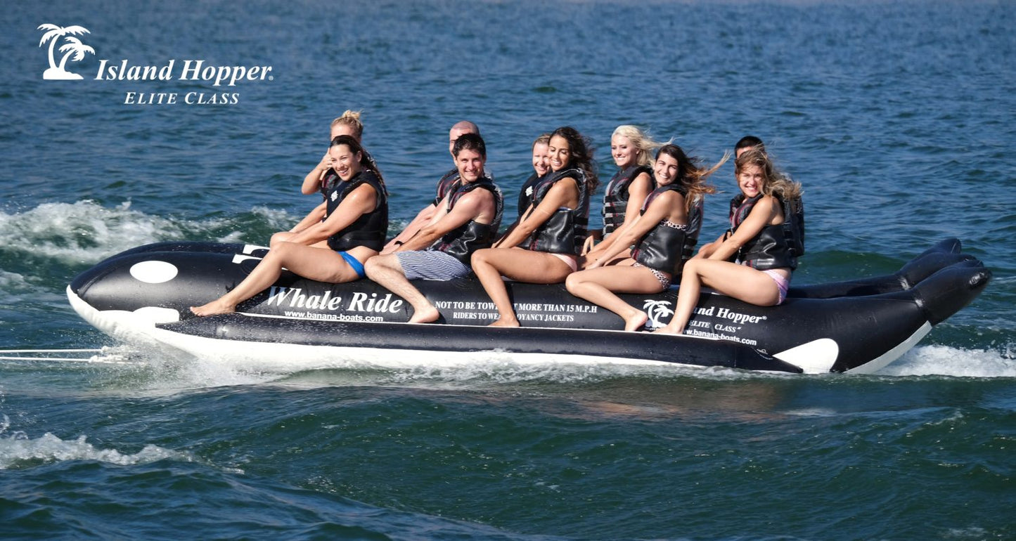 Island Hopper Whale Ride 10 Person Elite Class Banana Boat Towable Tube