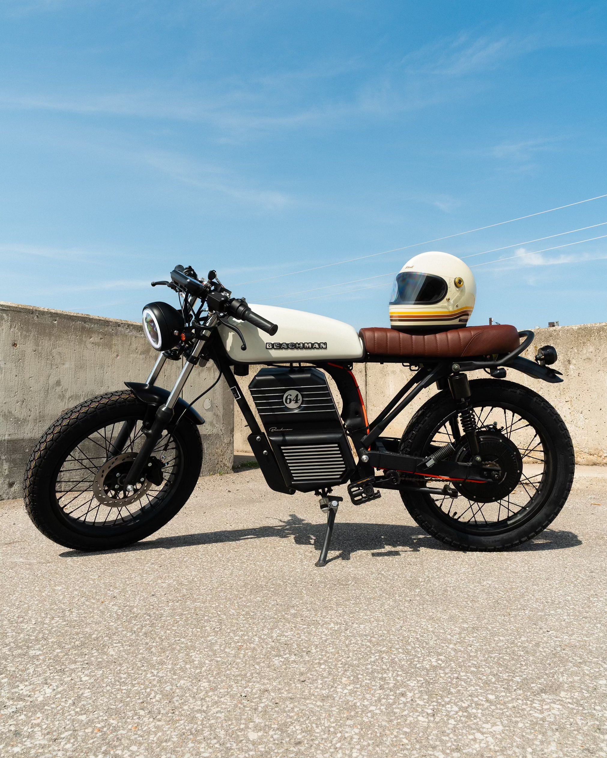 '64 E-Bike Cappuccino / Black / 50 AH