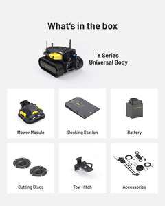 Yarbo Lawn Mower returning to its charging station