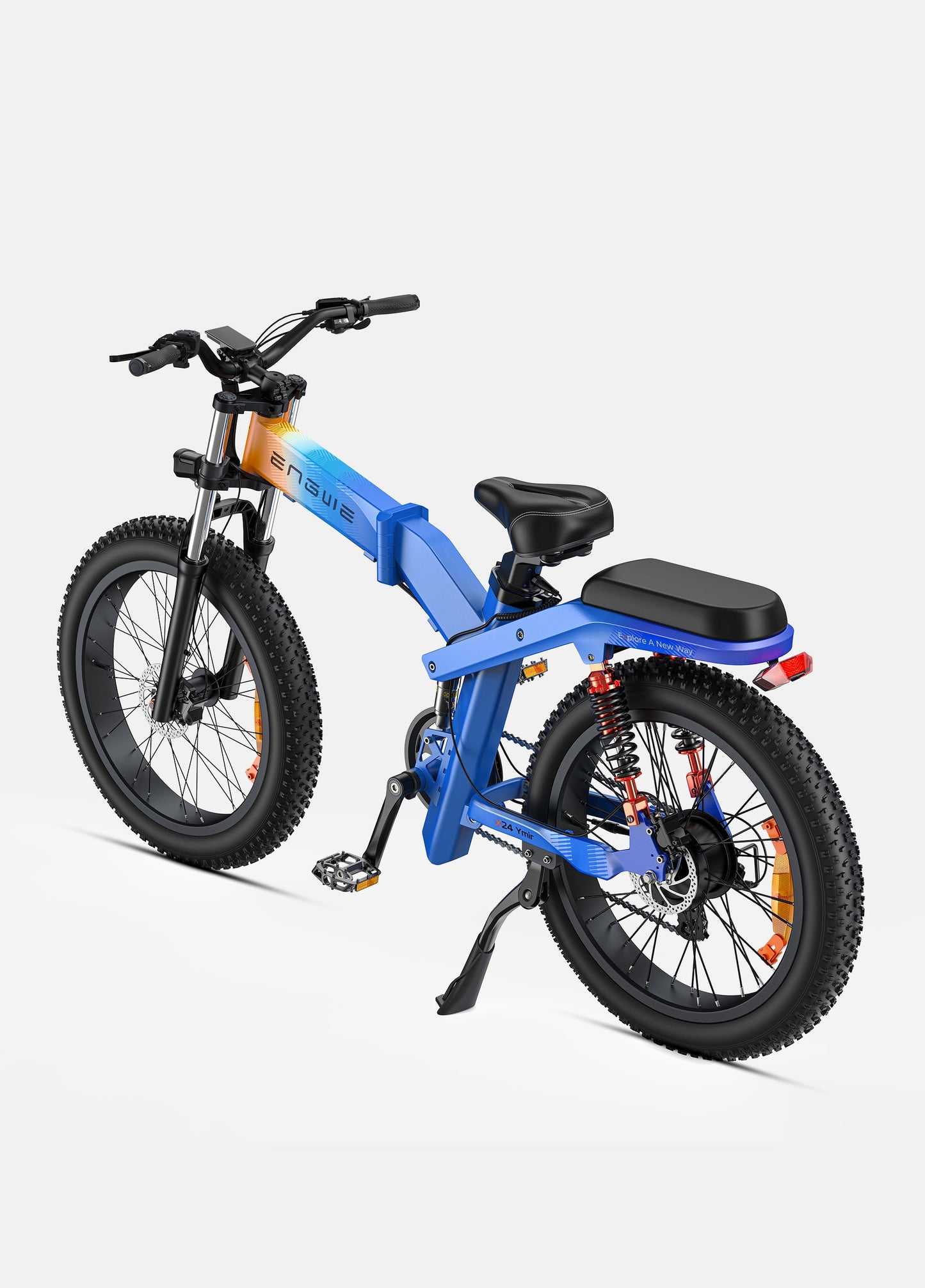 Engwe X24 Electric Bike - 1200W Fat Tire, Triple Suspension, 93 Miles