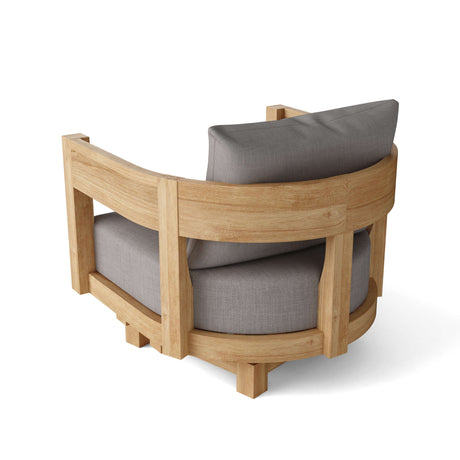 Anderson Coronado Deep Seating Swivel Armchair – Solid Teak with 360° Rotation (DS-308)