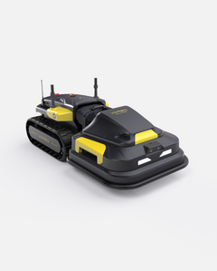Yarbo Lawn Mower autonomous robot mowing a green lawn