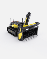 Yarbo Snow Blower autonomous robot clearing a snowy driveway
