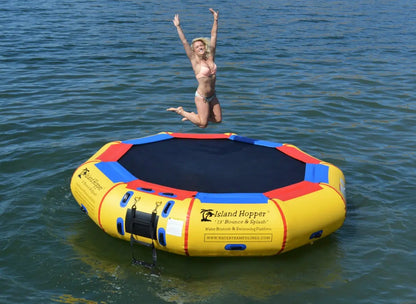 Island Hopper 13' Bounce N Splash Water Bouncer