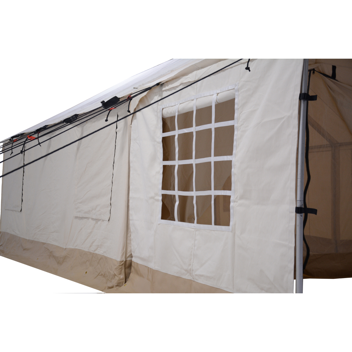 WhiteDuck Outdoors Canvas Porch for Alpha Wall Tent