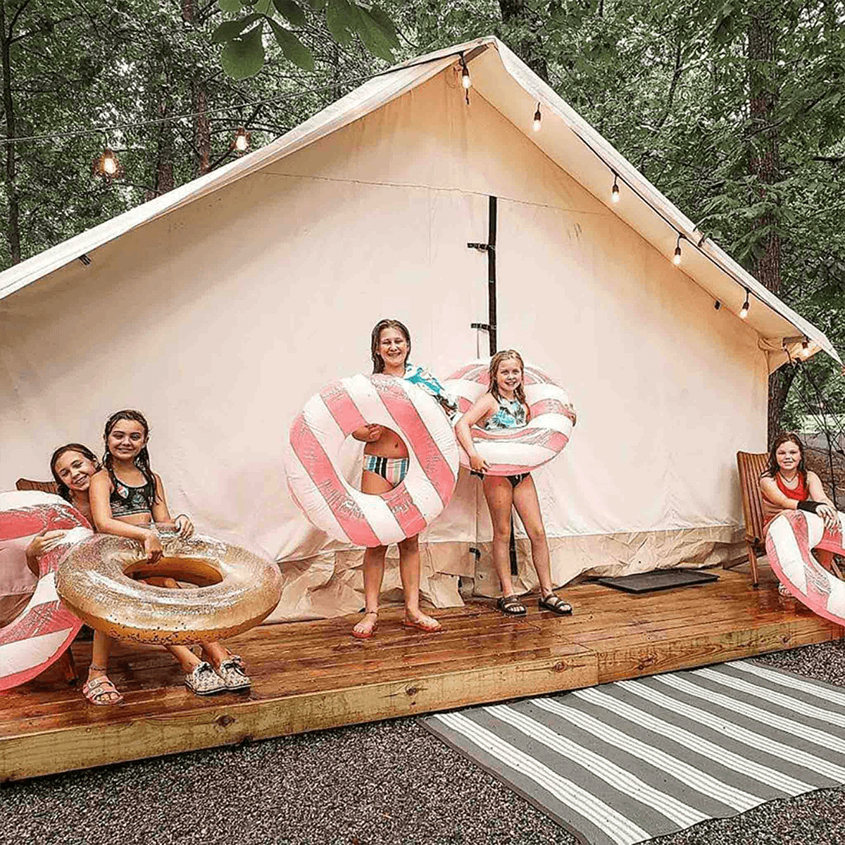 WhiteDuck Outdoors 16'x24' Alpha Wall Tent | 4-Season Canvas Tent