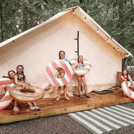 WhiteDuck Outdoors 16'x24' Alpha Wall Tent | 4-Season Canvas Tent