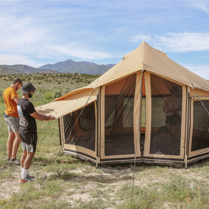 WhiteDuck Outdoors 18' Altimus Bell Tent | 4-Season Luxury Camping Tent