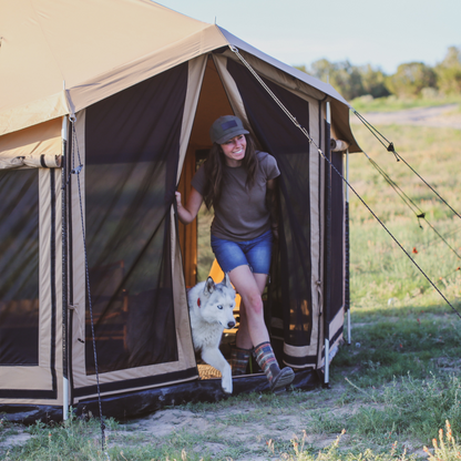 WhiteDuck Outdoors 18' Altimus Bell Tent | 4-Season Luxury Camping Tent