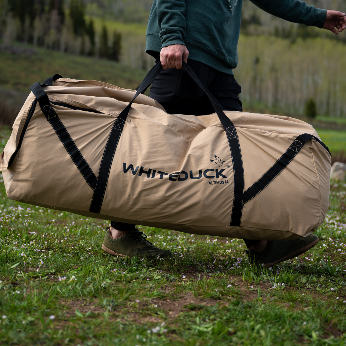 WhiteDuck Outdoors 18' Altimus Bell Tent | 4-Season Luxury Camping Tent