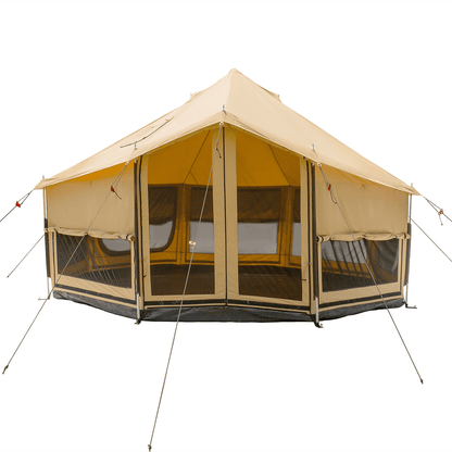 WhiteDuck Outdoors 18' Altimus Bell Tent | 4-Season Luxury Camping Tent