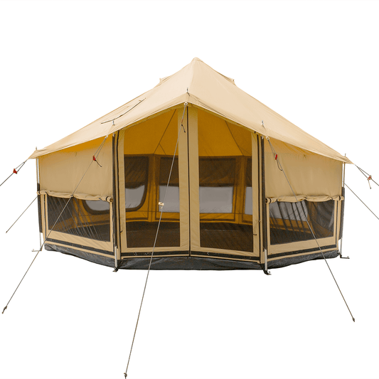 WhiteDuck Outdoors 18' Altimus Bell Tent | 4-Season Luxury Camping Tent