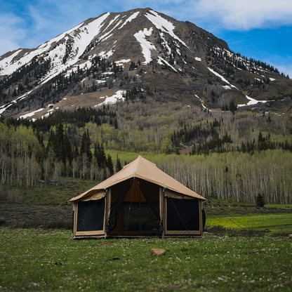 WhiteDuck Outdoors 18' Altimus Bell Tent | 4-Season Luxury Camping Tent